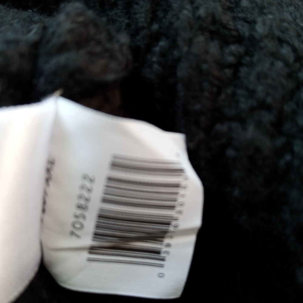 Cece XXL Black Fuzzy Sleeves Knit Sweater - Picture 12 of 13